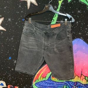 Dark Grey Vintage 90s Greenwich Mens Short Size 34 Slim Fit